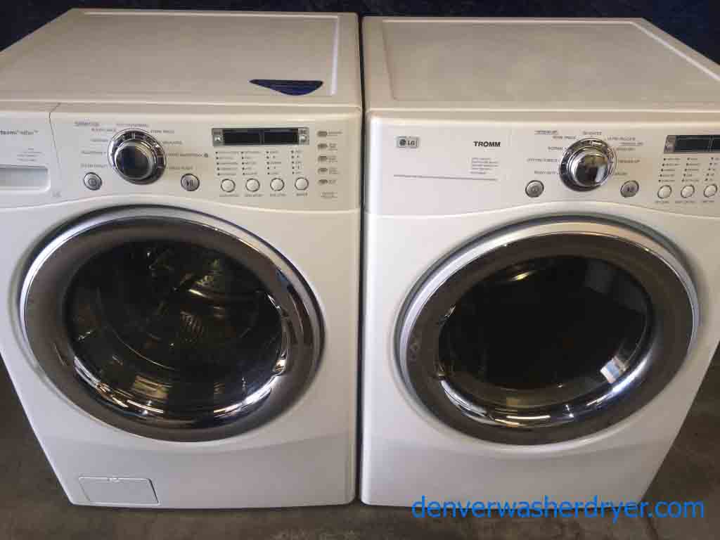 GAS LG Front-Load Laundry Set, Stackable!