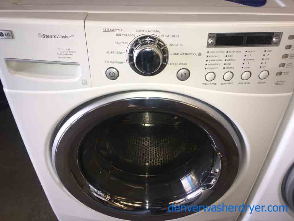 GAS LG Front-Load Laundry Set, Stackable!