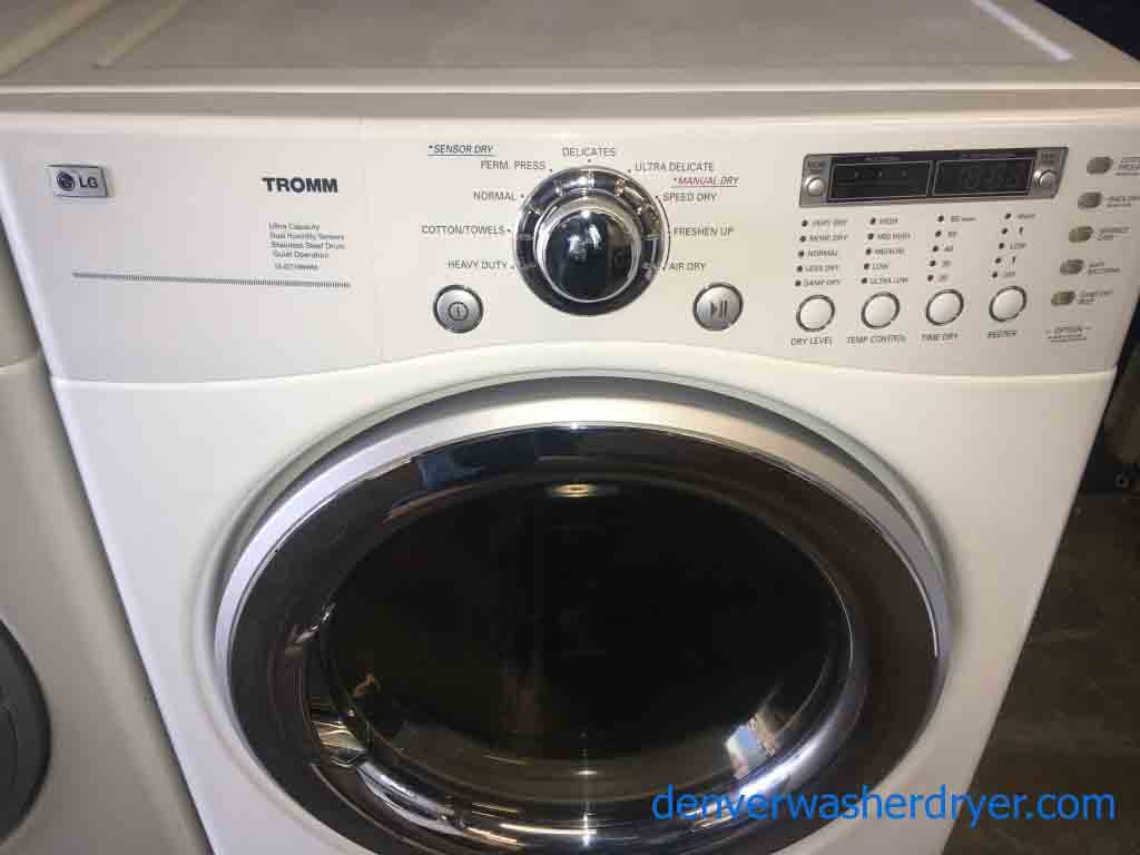 GAS LG Front-Load Laundry Set, Stackable!