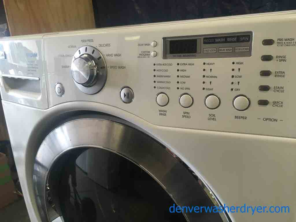 Reliable LG Front Loading Laundry Set!