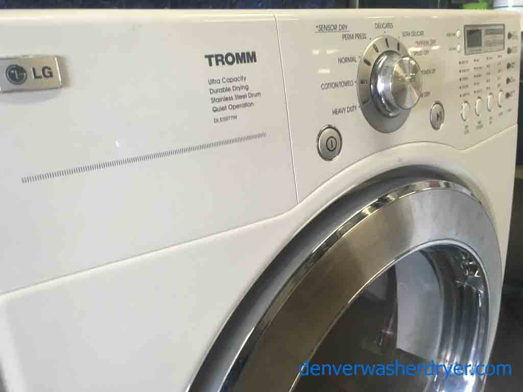 Reliable LG Front Loading Laundry Set!