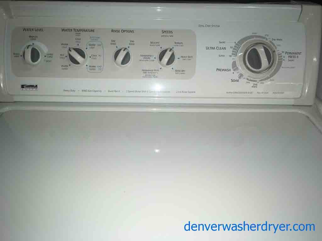 Kenmore King Size Elite Washer And Dryer!