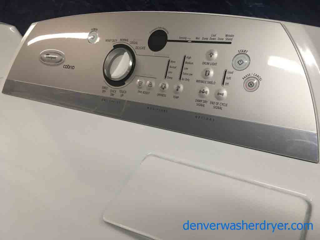 Huge Whirlpool Cabrio Washer and Dryer Set!