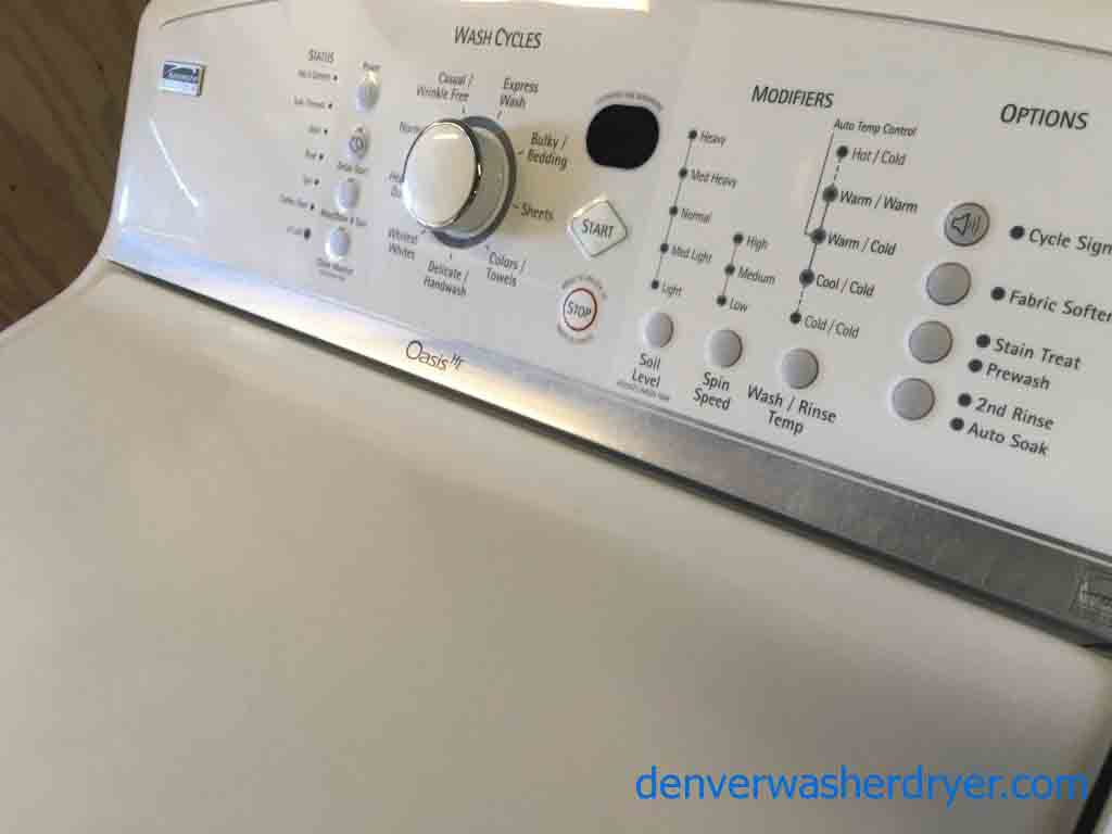 Kenmore Oasis HE Washer and Dryer Set