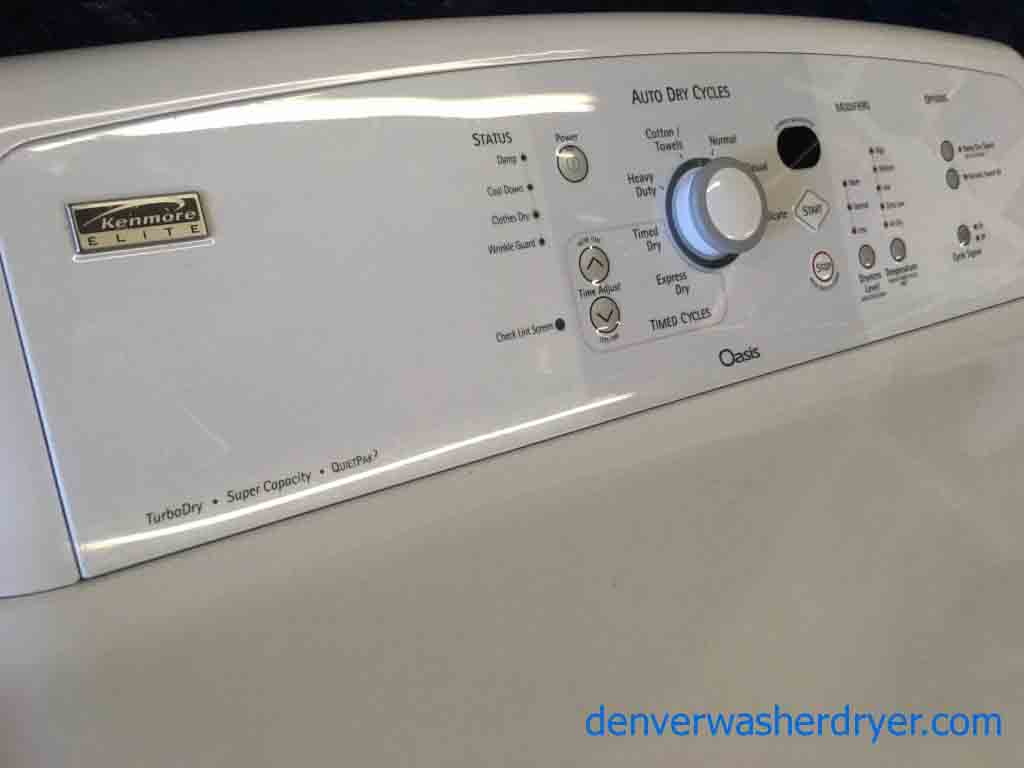 Kenmore Oasis HE Washer and Dryer Set