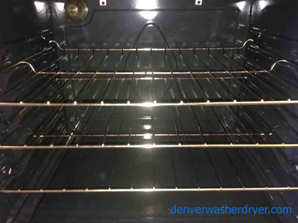 White Glass-top Stove