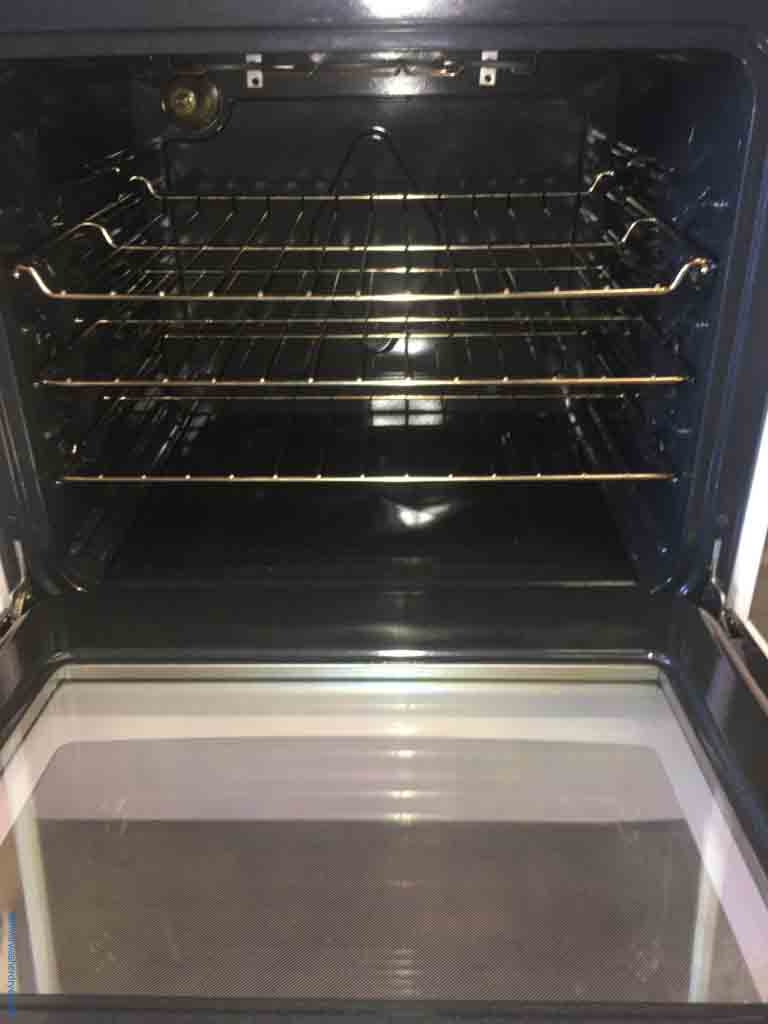 White Glass-top Stove