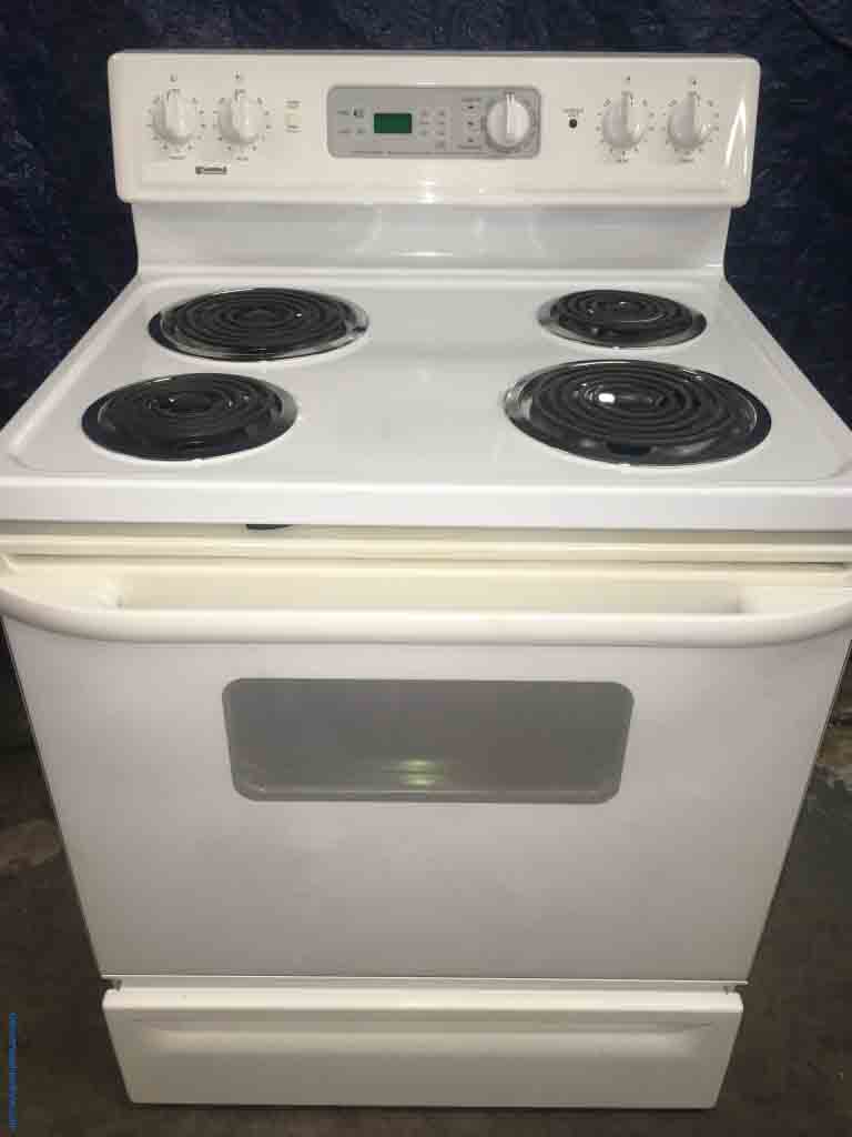 Self Cleaning Coil Top Range, White, Kenmore