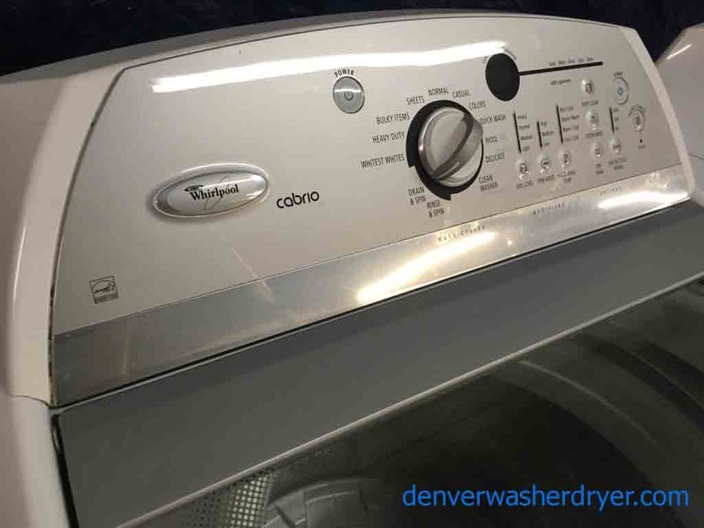 Whirlpool Cabrio HE Washer with Matching Dryer