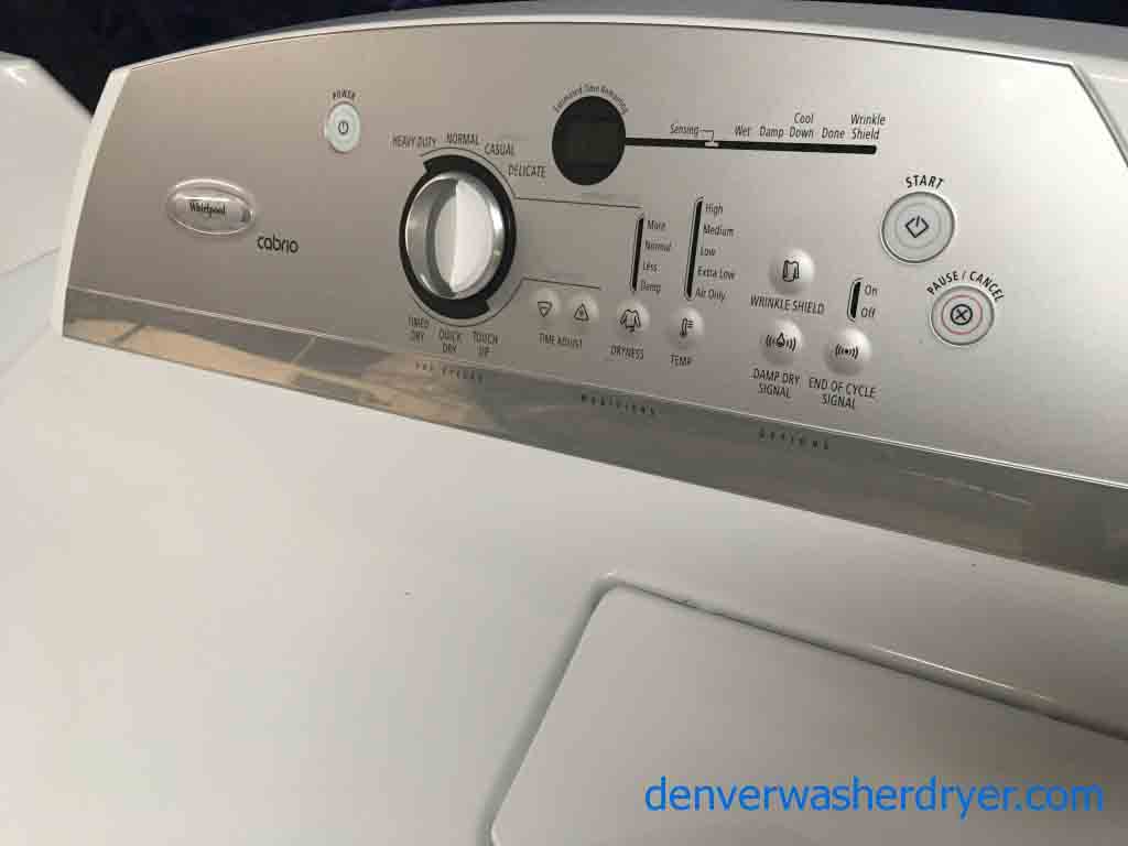 Whirlpool Cabrio HE Washer with Matching Dryer