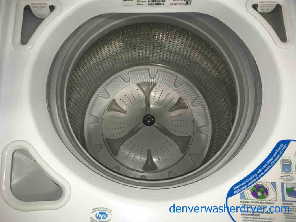 Whirlpool Cabrio Platinum HE Washer, Energy Star, HUGE! With White Samsung Dryer!