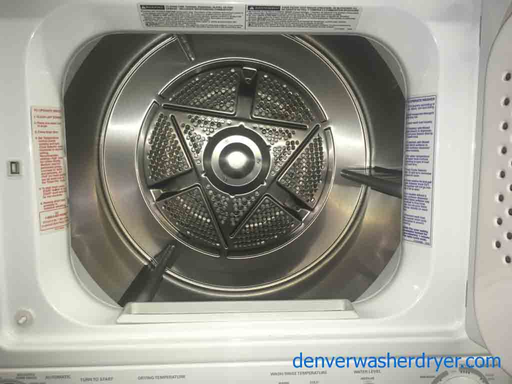 Full-Size, 27″ Stackable Washer Dryer Set, 220v