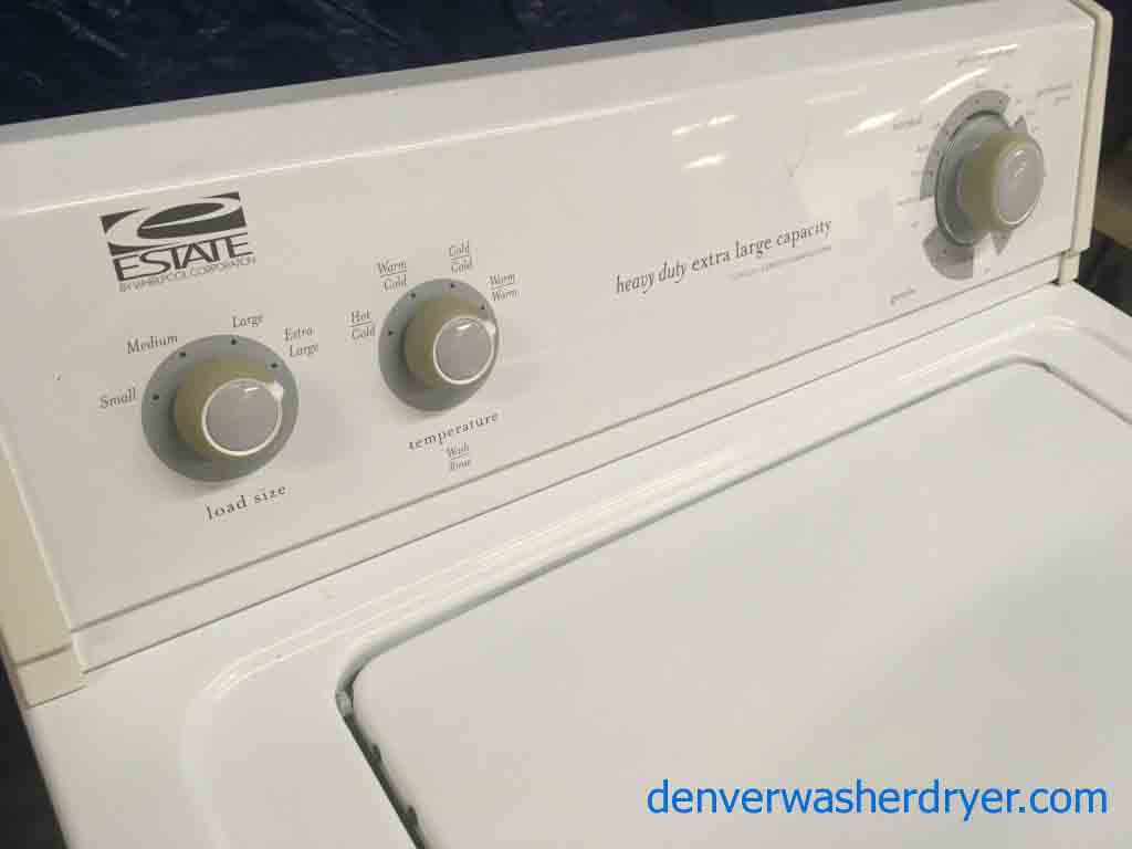 Estate Extra Large Capacity Washer with Kenmore Dryer