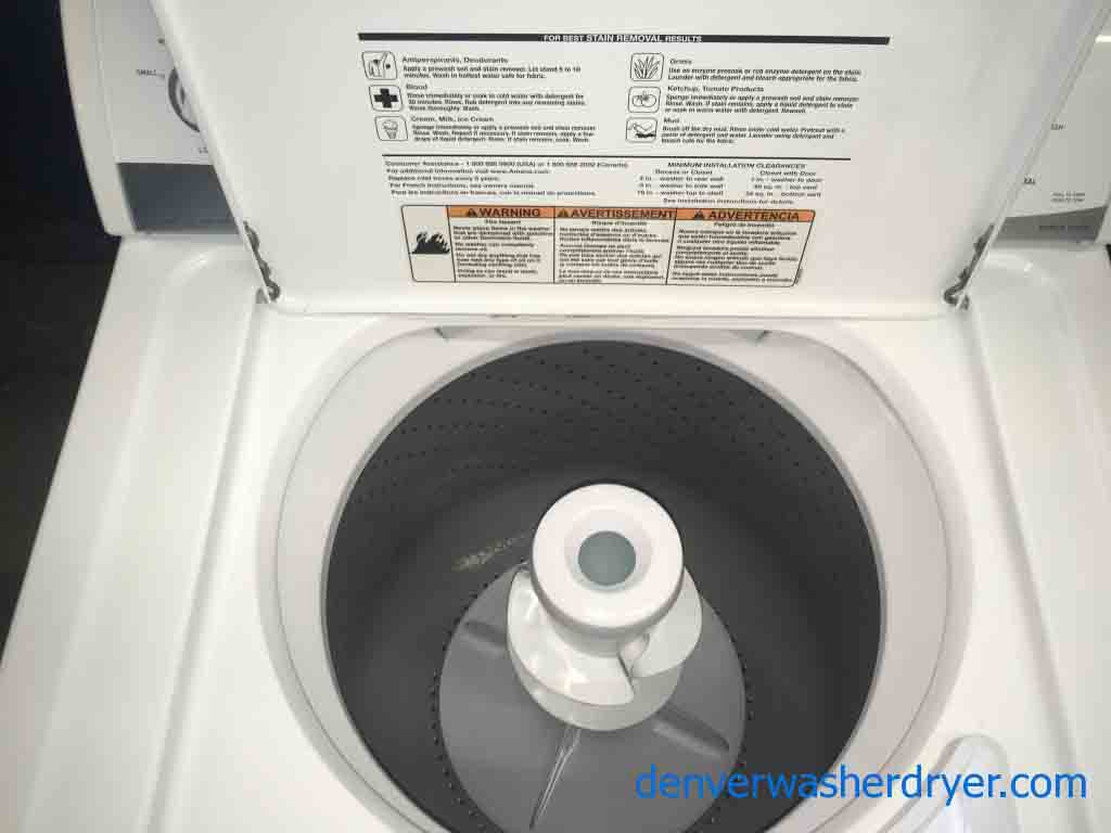 Awesome Amana Washer with Anti-Microbial Basket!