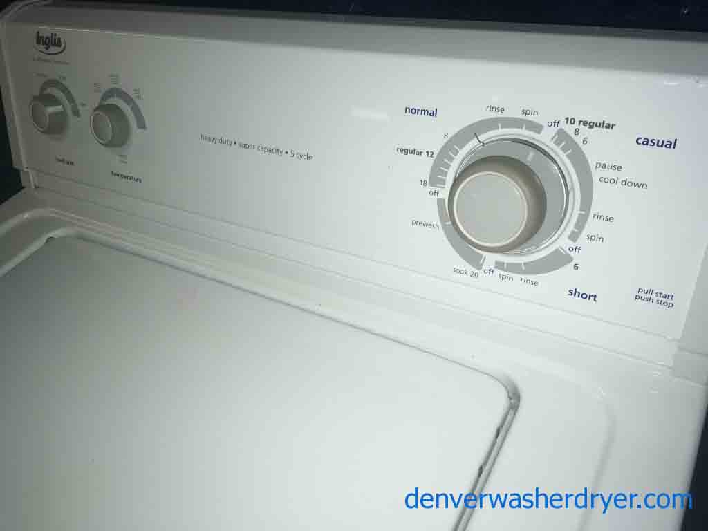 Incredible Inglis Direct-Drive Super Capacity Washer!