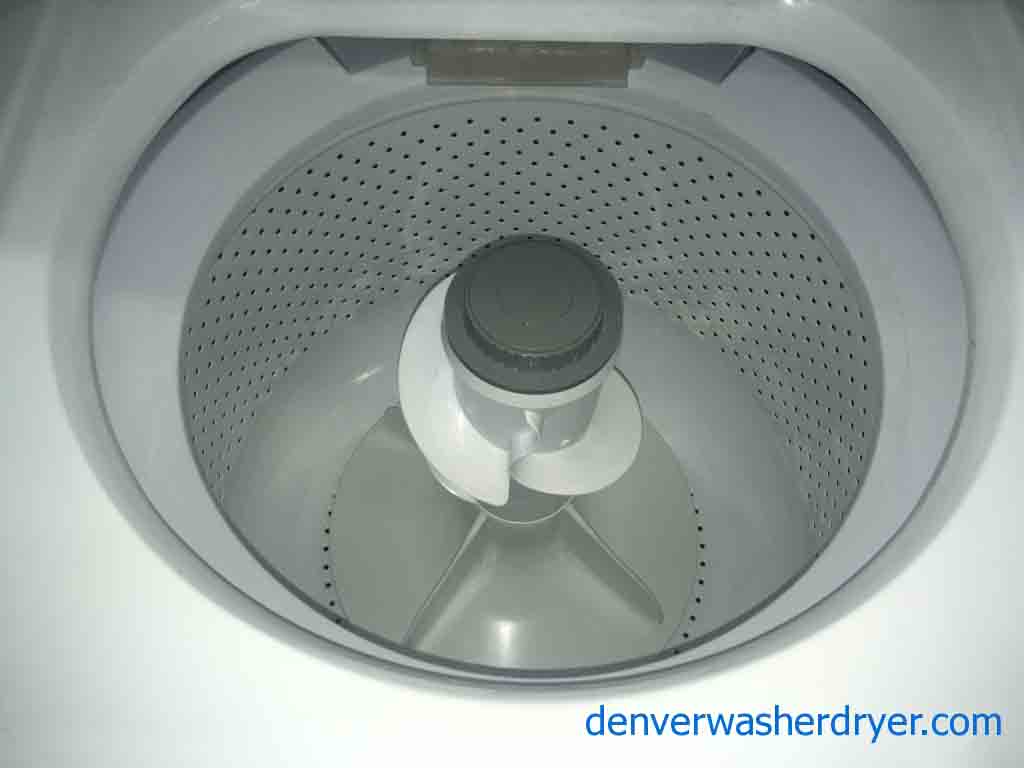 Terrific 27″ Whirlpool Thin-Twin Stacked Direct-Drive Washer Dryer Combo!