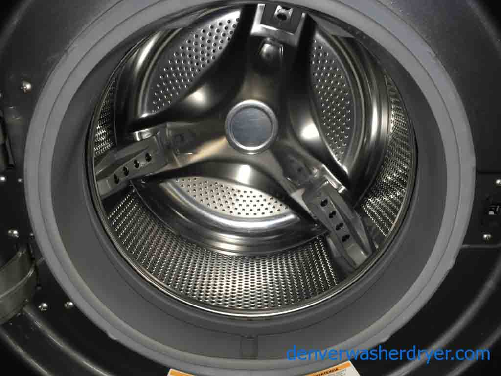 Charcoal Gray LG Tromm Front-Load Set, Scratch/Dent