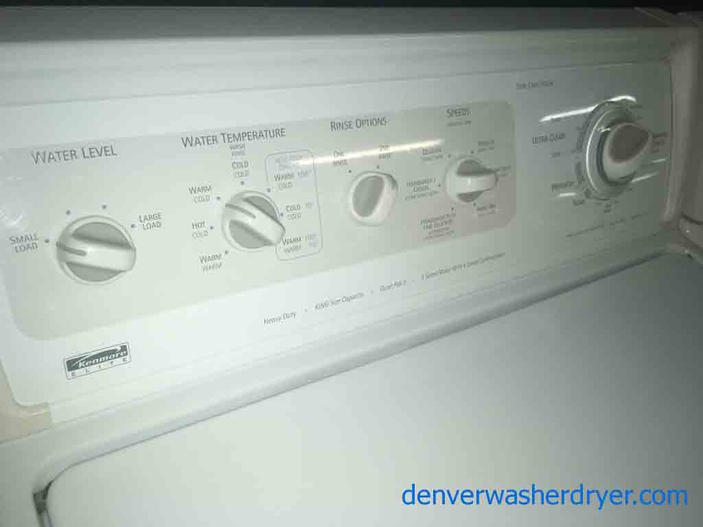 Classy Kenmore Elite Washer Dryer Set