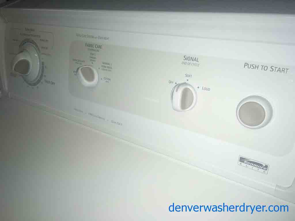 Classy Kenmore Elite Washer Dryer Set