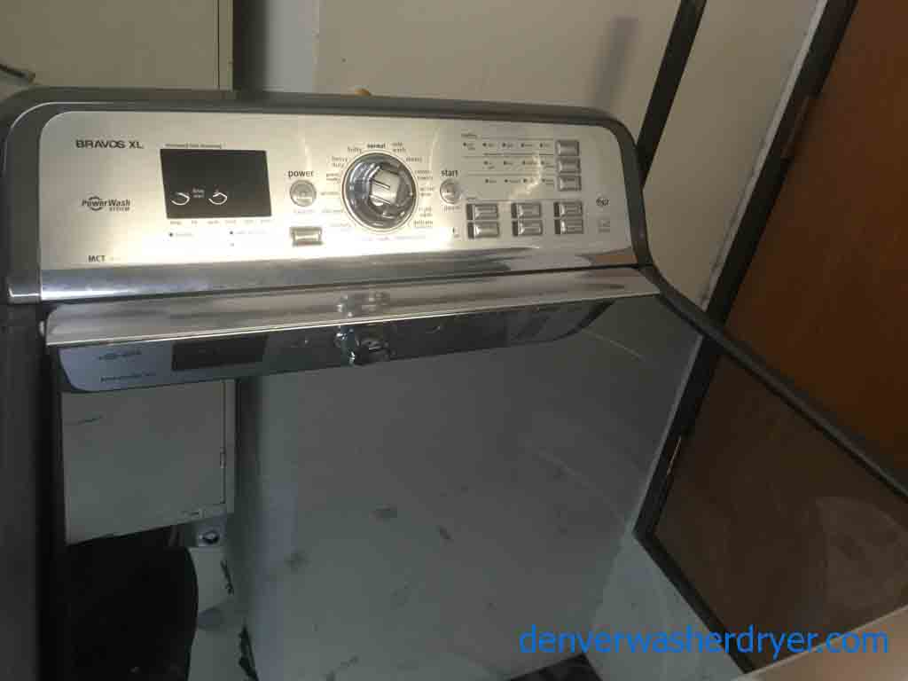 Maytag Bravos XL Stainless Washer Dryer Set