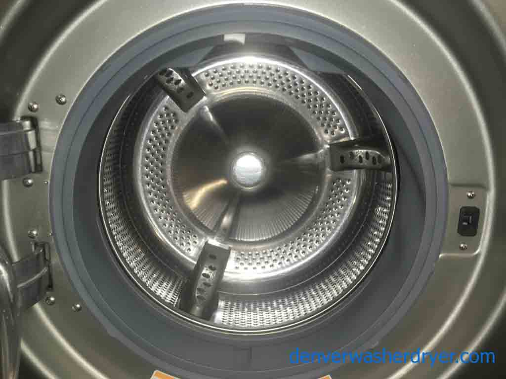 Magnificent LG Front-Load Set on Pedestals!