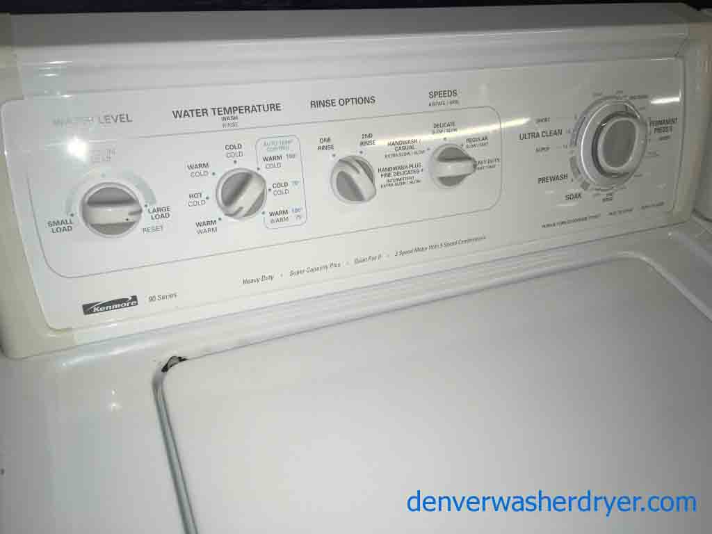 Classy Kenmore 90 Series Laundry Set, Quality Refurbished!