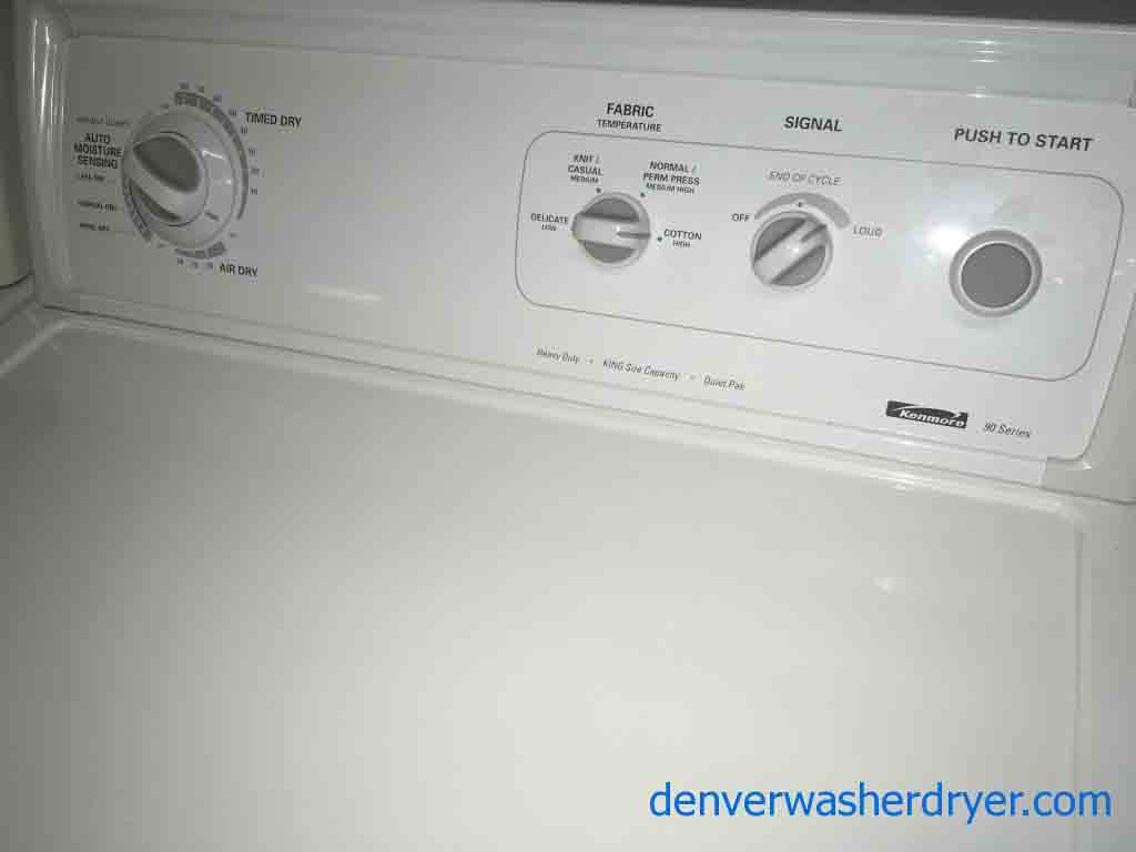 Classy Kenmore 90 Series Laundry Set, Quality Refurbished!