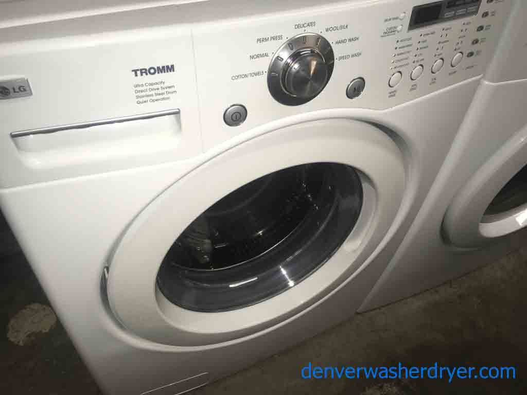 Stackable Front-Load Washer and Dryer, Refurbished with Care