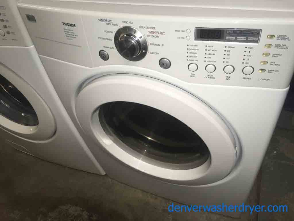 Stackable Front-Load Washer and Dryer, Refurbished with Care