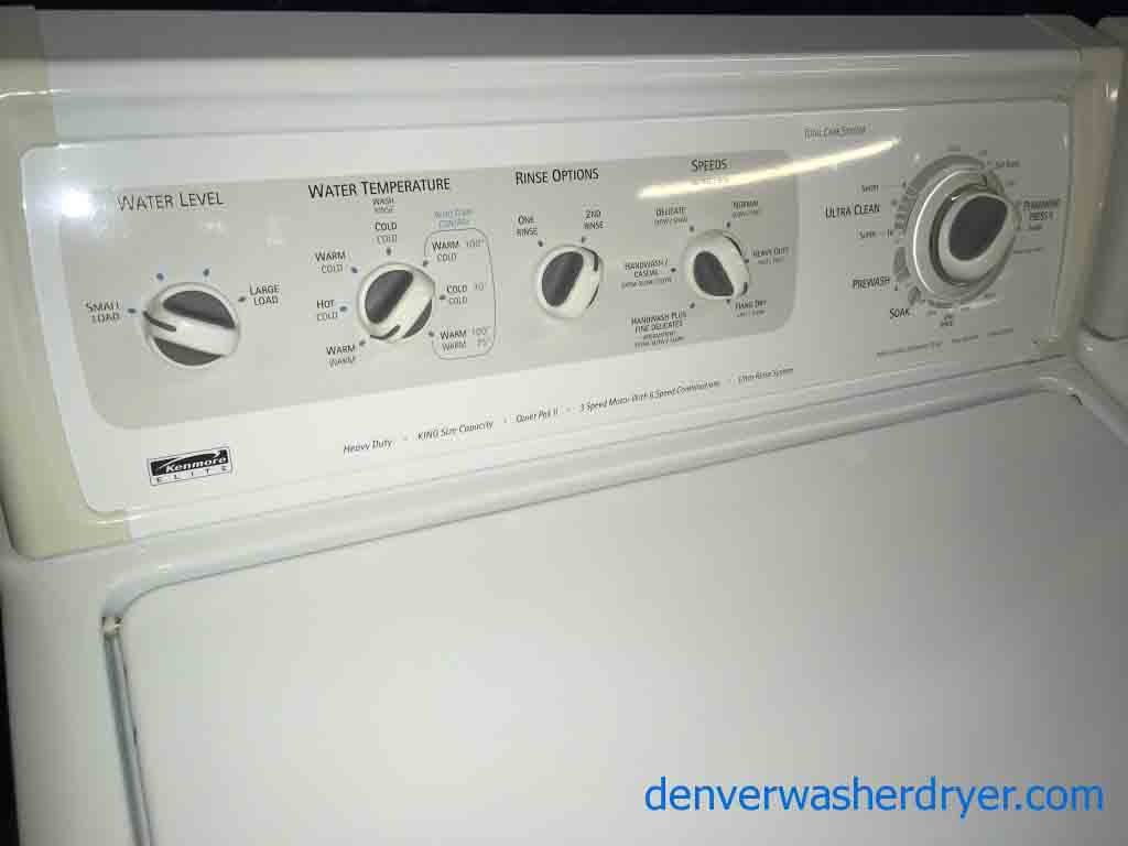 Large Images for KING Size Kenmore Elite Laundry Set, Direct Drive 2939
