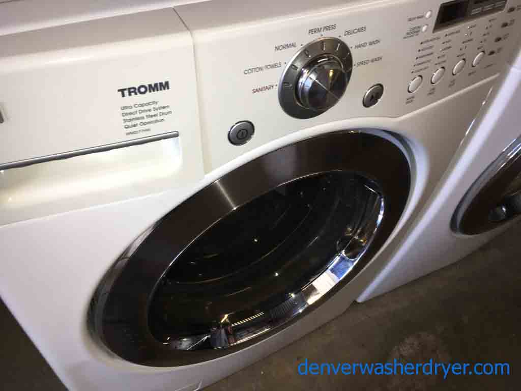 GAS Front-Load, Stackable, Washer Dryer Set, Direct-Drive