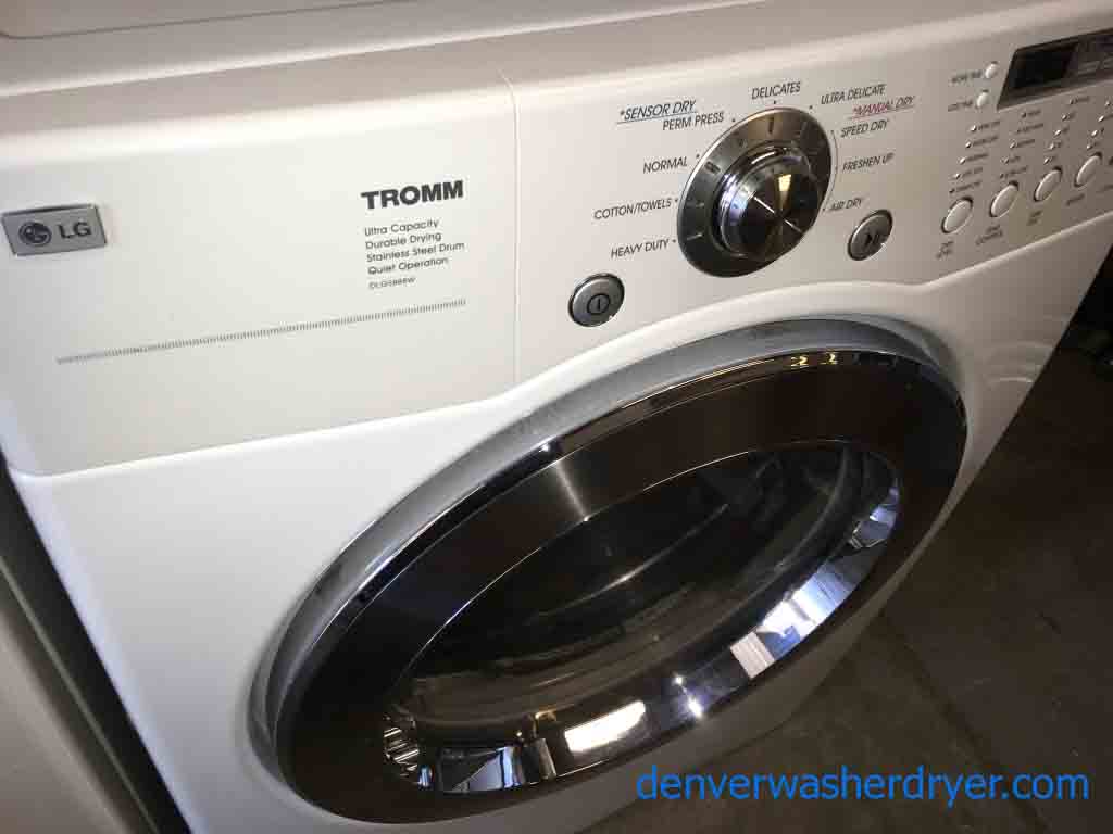 GAS Front-Load, Stackable, Washer Dryer Set, Direct-Drive
