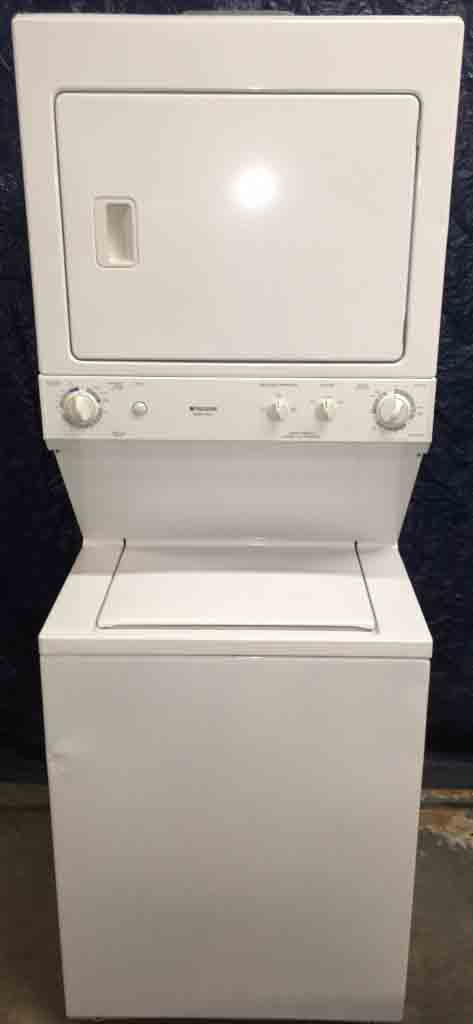Fetching 27″ Frigidaire Stacked Laundry Center, 220v, Heavy-Duty