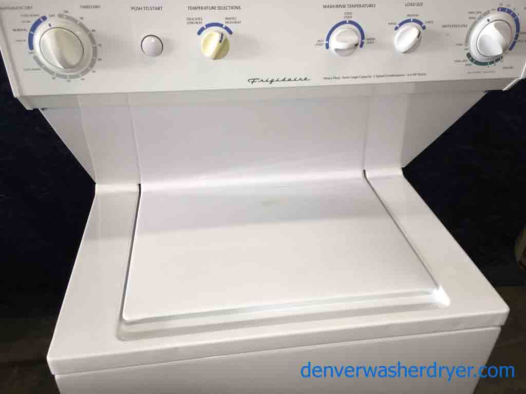 Superb Frigidaire Stackable Washer Dryer, Heavy-Duty, 220v