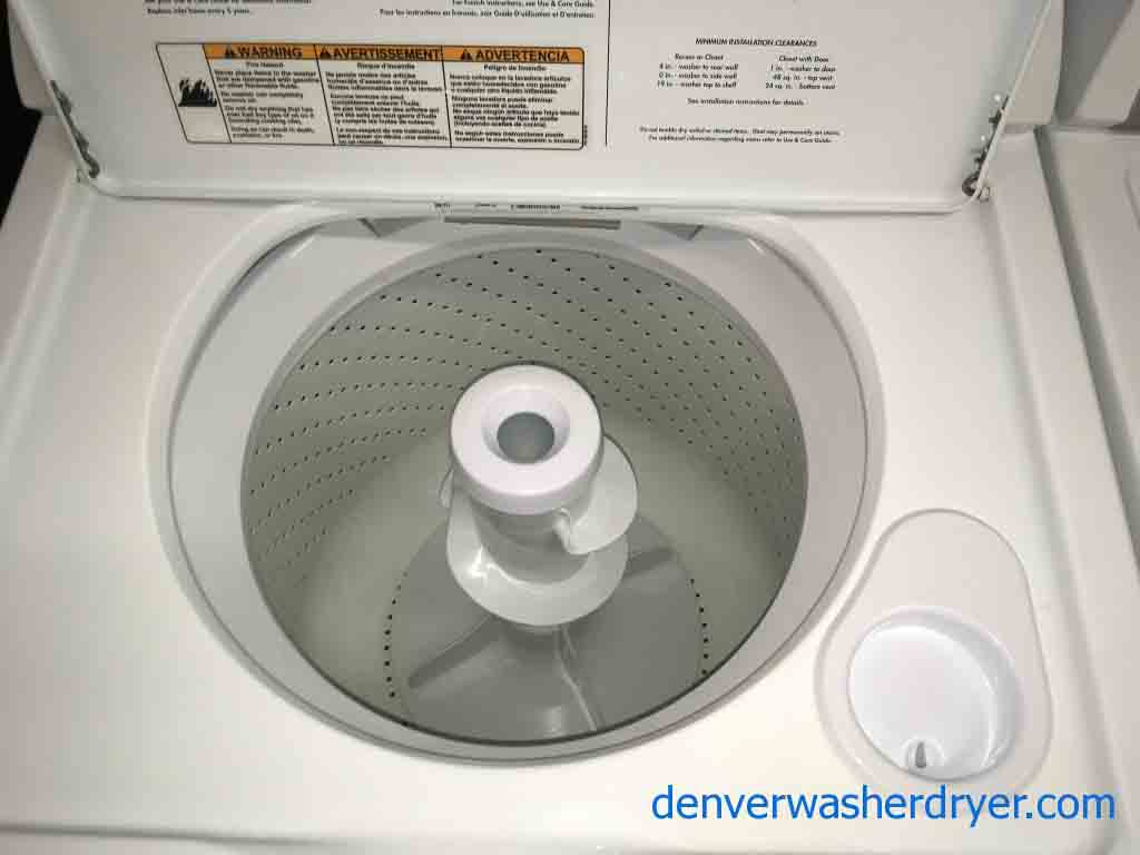 Elegant Super Capacity Whirlpool Washer with Matching Electric Dryer!