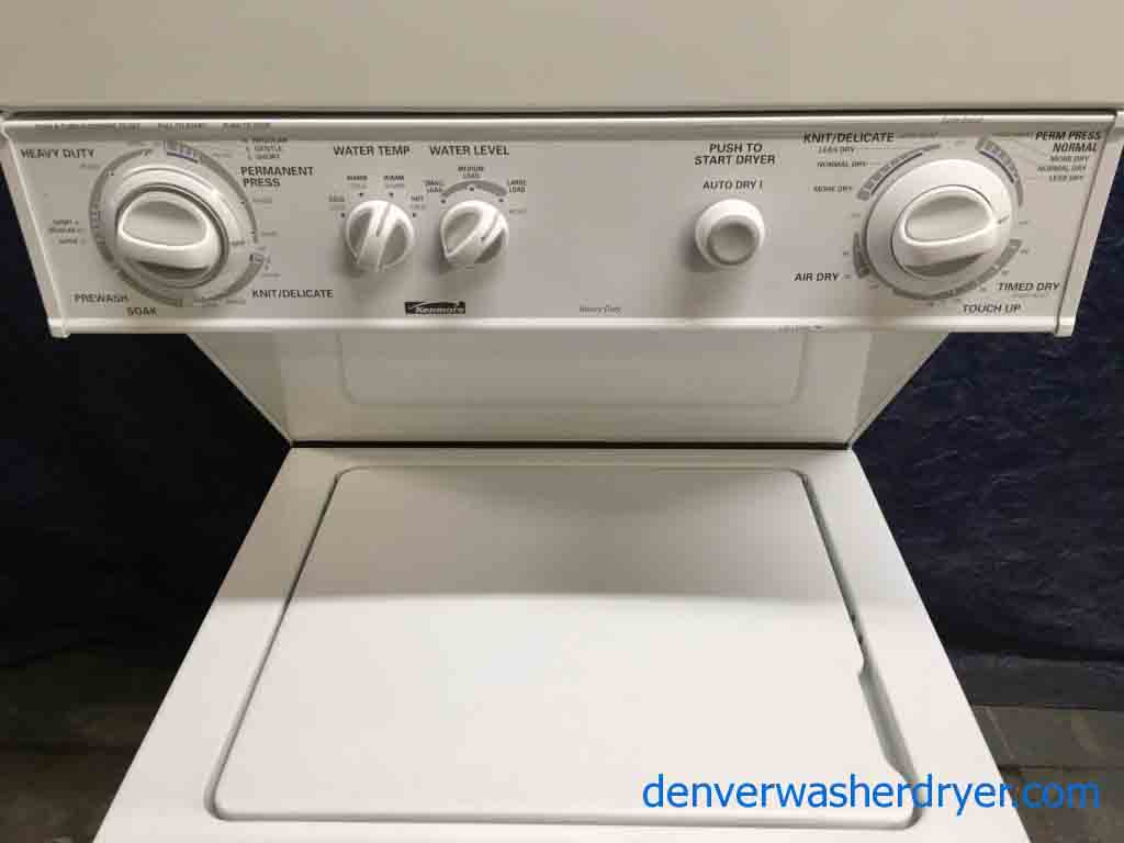 24″ 220v Stacked Laundry Center Washer/Dryer Combo!