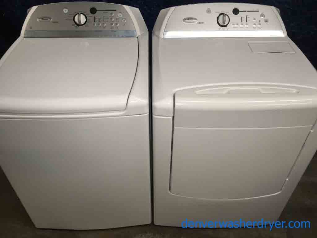 Perfect Whirlpool Cabrio HE Washer Dryer Set, Direct-Drive