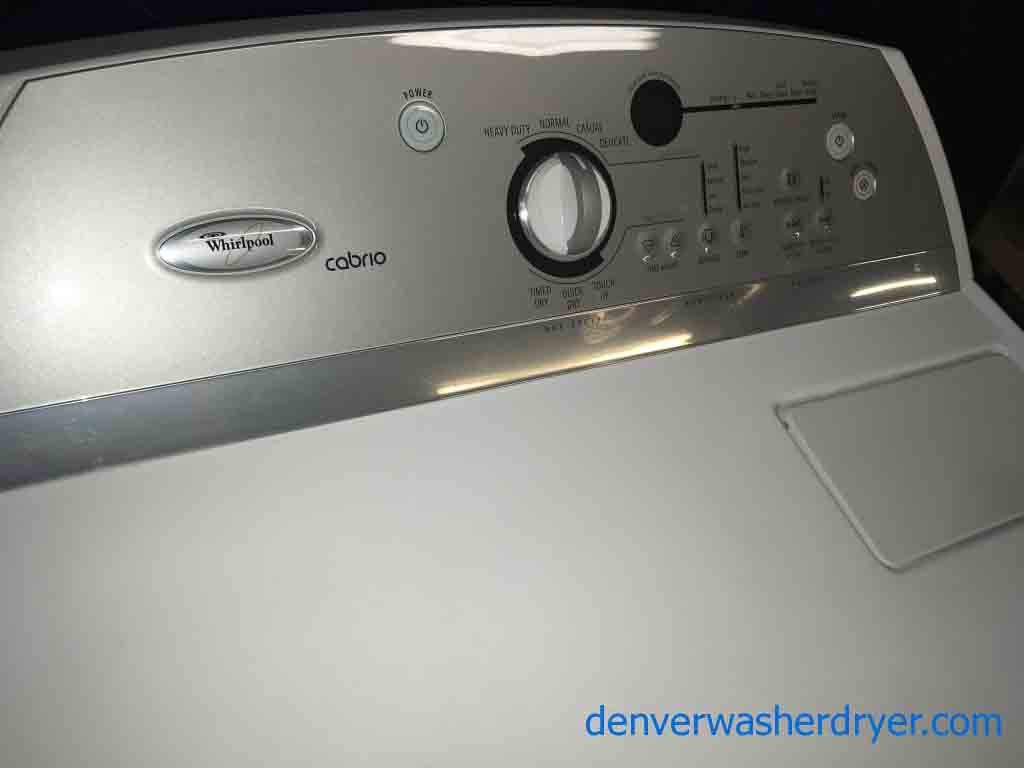 Perfect Whirlpool Cabrio HE Washer Dryer Set, Direct-Drive