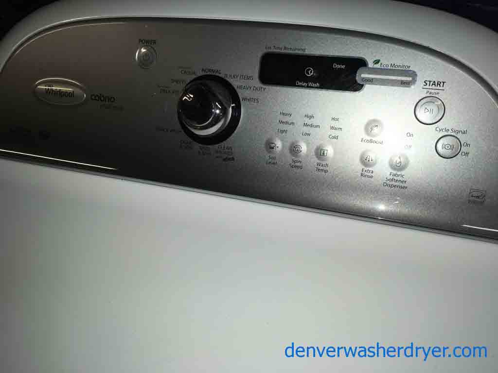 Whirlpool Direct-Drive Washer and Dryer Set, HE, Quality Refurbished 1-Yr Warranty