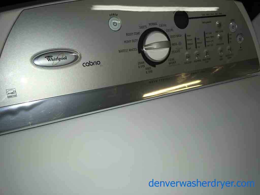 Whirlpool Cabrio HE Washer and Dryer