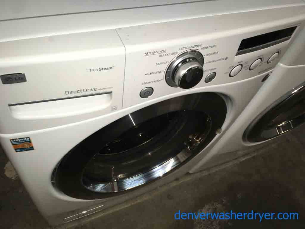 Stackable Front-Load Washer Dryer Set, w/Stacking Kit