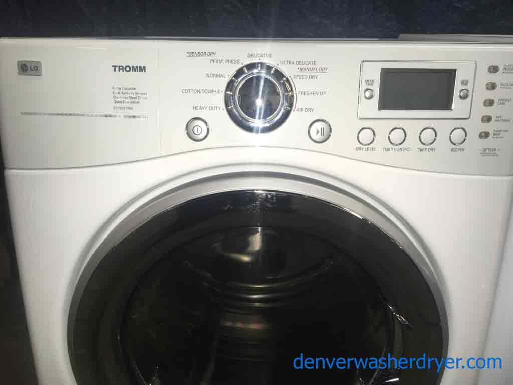 Large Images for Wonderful White LG Washer and Dryer Set! w/Stacking