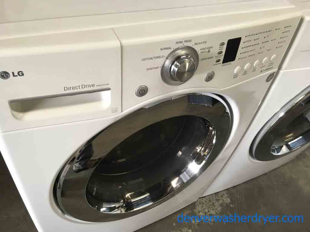 Large Images for Superb LG Washer and Dryer Set featuring Sanitary