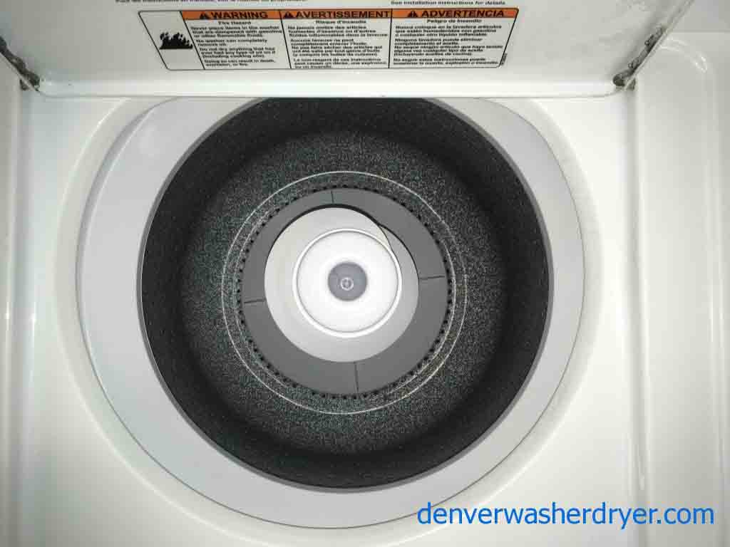 Matching Whirlpool Super Capacity Washer and Dryer, Heavy-Duty With Kenmore Oven 3055