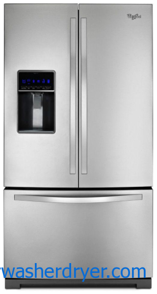 Brand New Whirlpool French Door Refrigerator, 26 Cu. Ft, Stainless