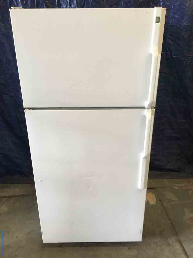 14 cu ft Regrigerator, White, GE, 1-Year Warranty