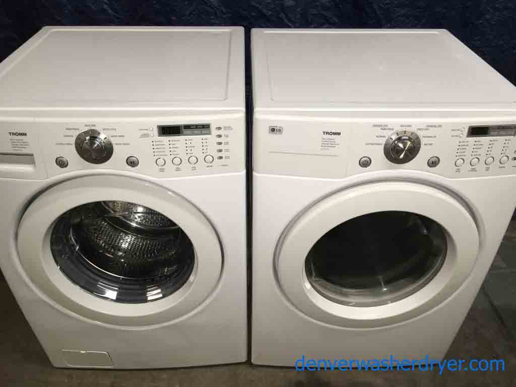 Stackable Front-Load Laundry Set, LG, Complete Rebuilds!