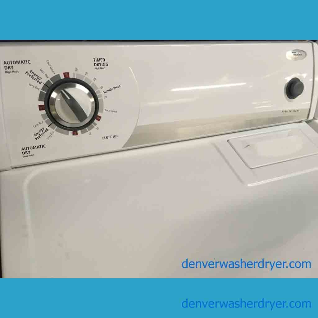Matching Whirlpool Super Capacity Washer and Dryer, Heavy-Duty With Kenmore Oven 3055