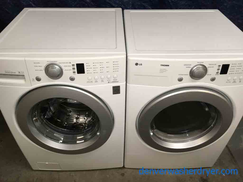 LG Front Load Washer Dryer Set, 220v