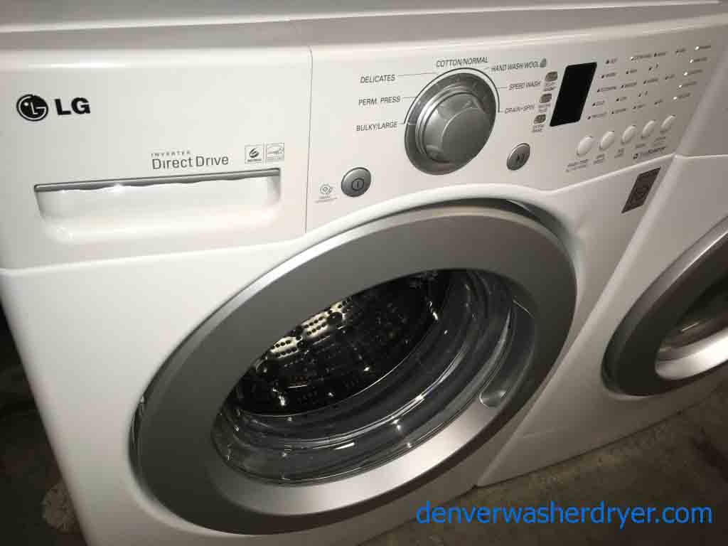 LG Front Load Washer Dryer Set, 220v